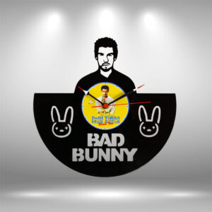 Reloj de Disco LP de Bad Bunny