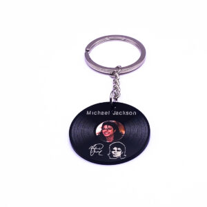 Llavero de vinilo de Michael Jackson