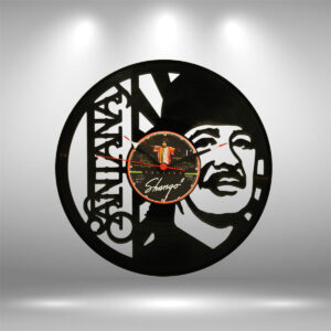 Reloj de Disco LP de Santana